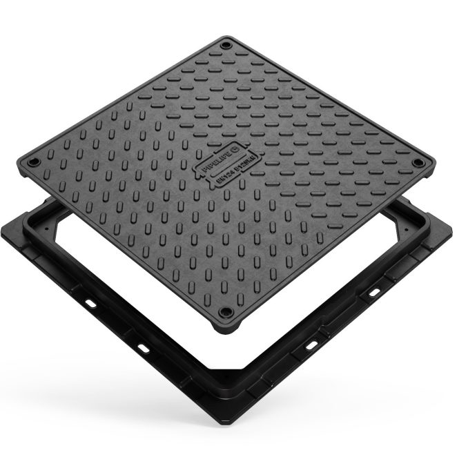 Pipelife composite square cover