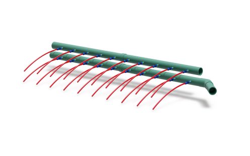 Pipelife undersoil heating manifold made from PPR for outdoor sports fields 