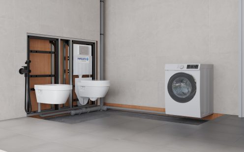 Pipelife Soil and Waste Classic Systems Brick Wall Key Visual WEB