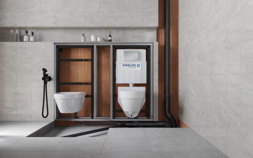 Pipelife_Soil_Waste_Cisterns_Bathroom_Brick wall_Key visual