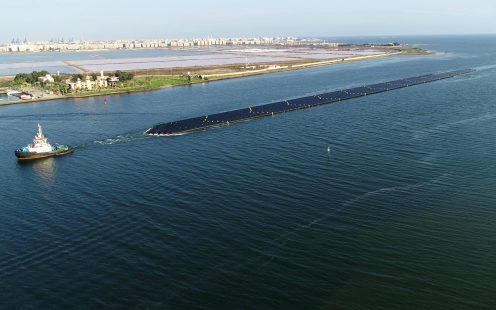 World's longest freight transport through the Suez Canal