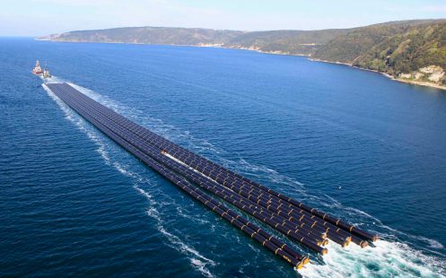 Long length pipes transported 