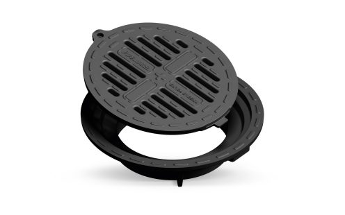 Rainwater cover grate for stormwater management systems