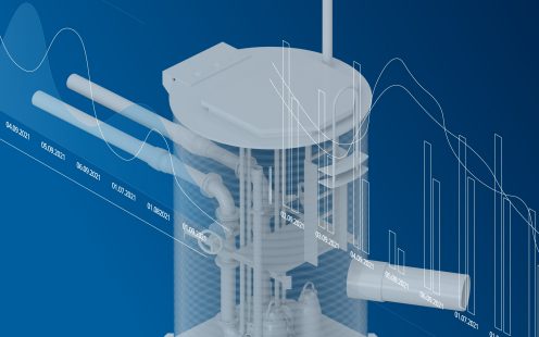 Smart pumping station drawing