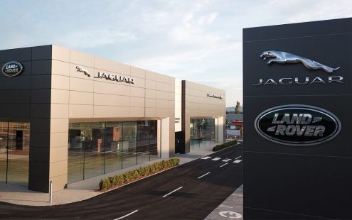 Jaguar and Land Rover Showroom in Ireland