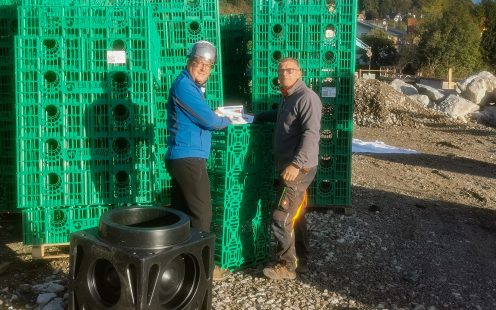 Raineo Stormwater Infiltration Lebring, Austria