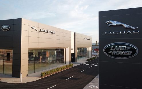 Jaguar and Land Rover Showroom in Ireland