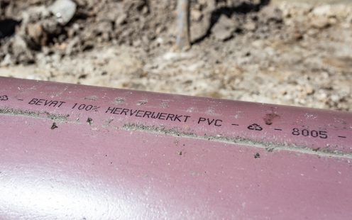 Close-up of Durofort pipe | Pipelife