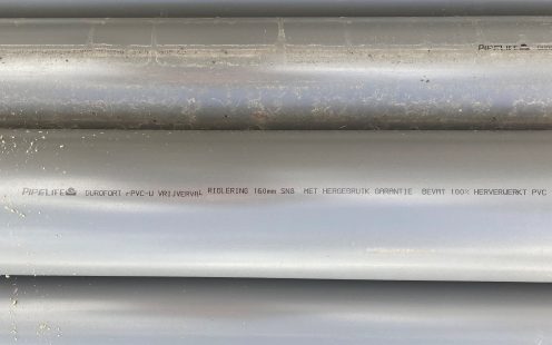 Close-up of Durofort pipes | Pipelife