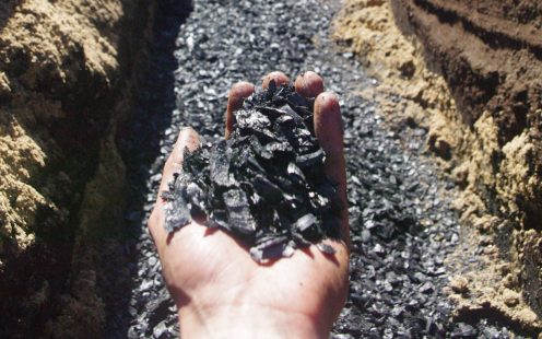 A layer of biochar is applied to a depth of around one meter | Pipelife