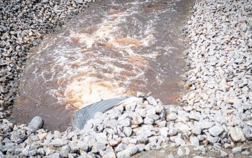 Water flowing well through the recently opened Poutu fishway | Pipelife