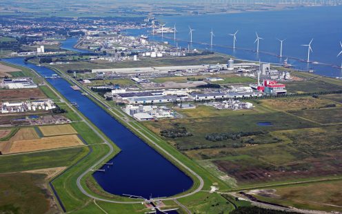 Aerial view of Groningen Seaports | Pipelife
