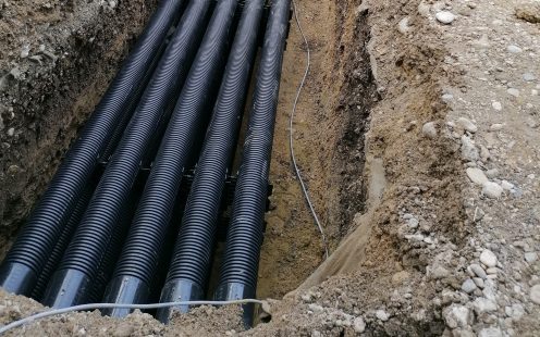 Cablemaster pipes installed | Pipelife
