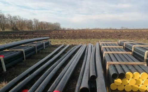 Pipelife's PE 100 water supply pipes ready to be installed | Pipelife