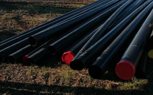 Pipelife's PE 100 water supply pipes ready to be installed | Pipelife