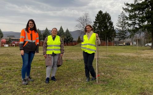 Each production site appoints its Biodiversity Ambassador to oversee the implementation of the local action plan. Bilyana Yotova (from the right) is heading the green transformation of Pipelife Bulgaria | Pipelife