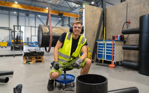 Pipelife Norway's factory in Stathelle produces unique piping system | Pipelife