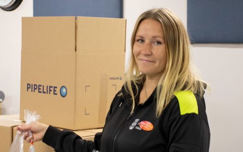 Gripen's Workshop Supervisor Anna-Paulina. Experienced social workers oversee each workshop to ensure participants feel supported.