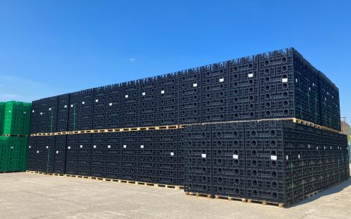 Pipelife's stormwater management system Stormbox E, made from 100% recycled PP