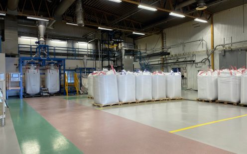 In its first year, the Ölsremma plant is expected to produce 900 tons of premium-quality recyclate, saving 1,000 tons of CO2 compared to an equal amount of virgin material.