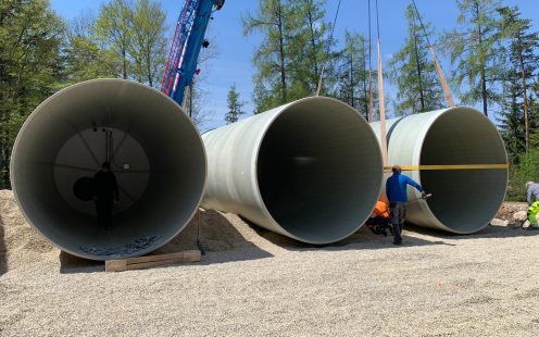 Drinking water storage tanks in Stattegg, Austria