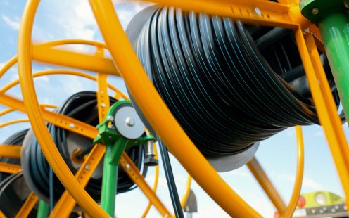 Pipelife's drip tape is being installed for the SDI project in Mezofalva.