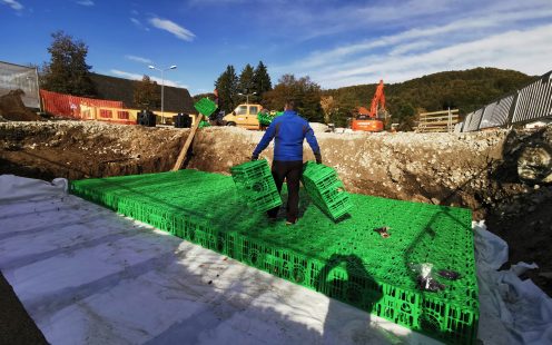 Raineo Stormwater Infiltration Lebring, Austria