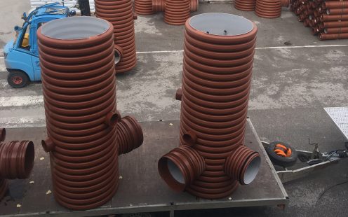 Pragma pipes are prepared for delivery