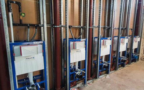 Toilet cisterns and frames