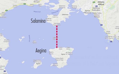 Aegina Water Supply Route