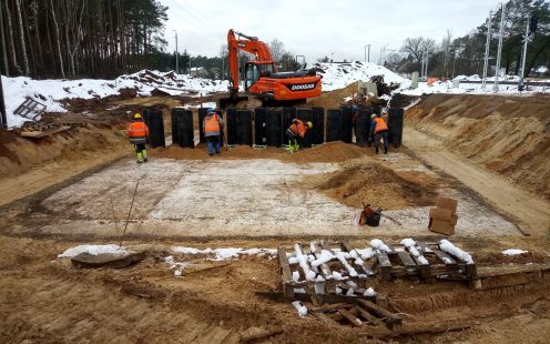 Construction of 12 stormwater infiltration systems for Polish E59  | Pipelife International