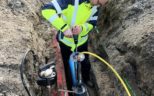 Smart Probing Solution being installed on the test site